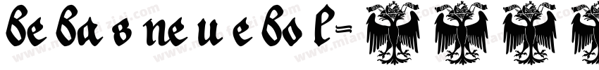 be ba s ne u e bo l字体转换
